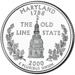 Maryland 2000 - Dôme du Capitole - 1/4 dollar