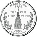 Maryland 2000 - Dôme du Capitole - 1/4 dollar