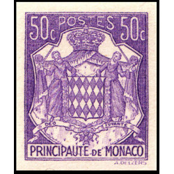 Timbre de Monaco Non Dentelé – N°252
