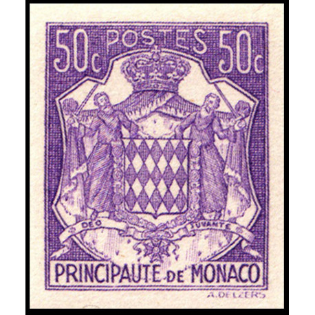 Timbre de Monaco Non Dentelé – N°252