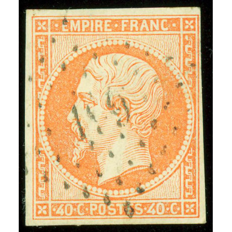 Timbre de France N°16 - 1853 Oblitéré
