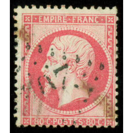 Timbre de France N°24 - 1862 Oblitéré