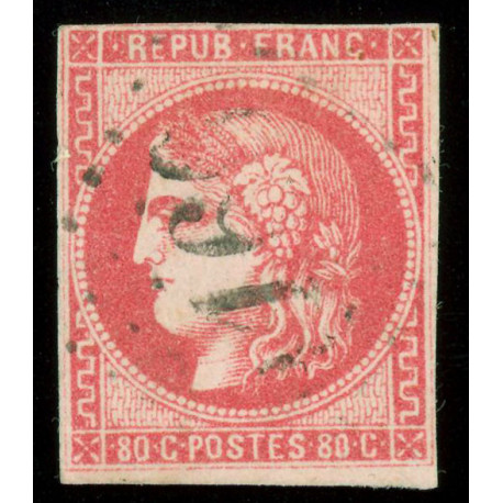 Timbre de France N°49 - 1870 Oblitéré