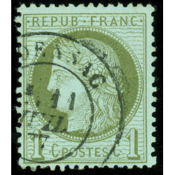 Timbre de France N°50 - 1872 Oblitéré
