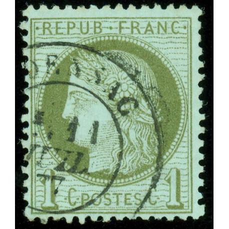 Timbre de France N°50 - 1872 Oblitéré