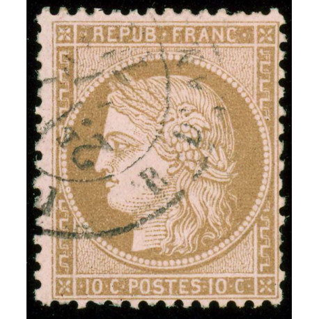 Timbre de France N°54 - 1875 Oblitéré