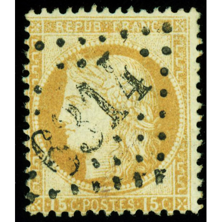 Timbre de France N°55 - 1873 Oblitéré