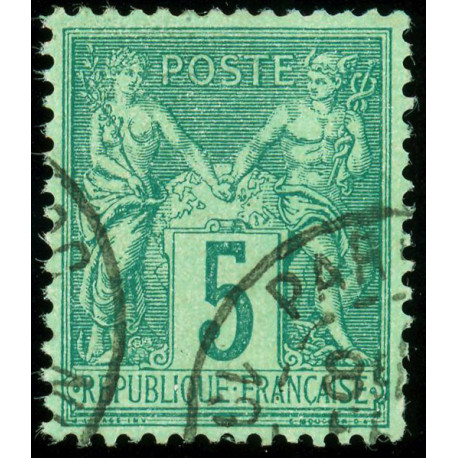 Timbre de France N°75 - 1876 Oblitéré