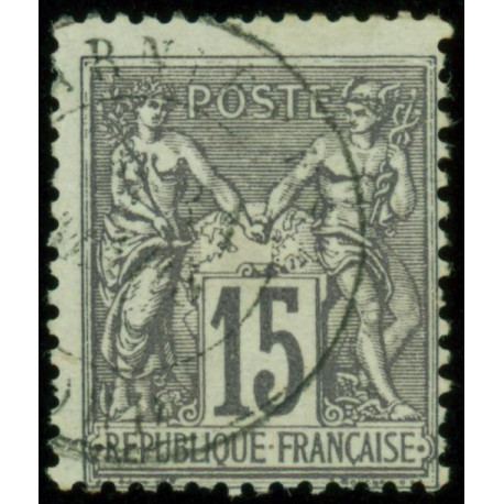Timbre de France N°77 - 1876 Oblitéré