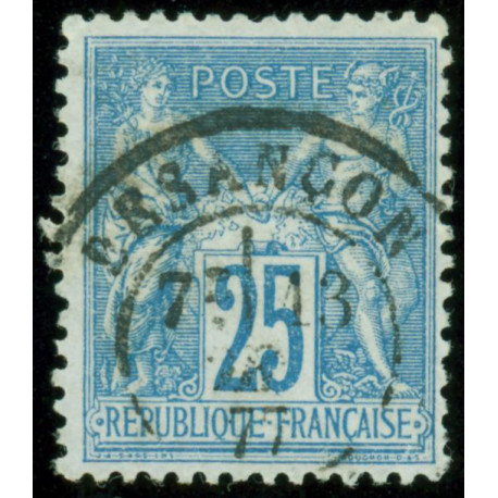 Timbre de France N°79 - 1877 Oblitéré