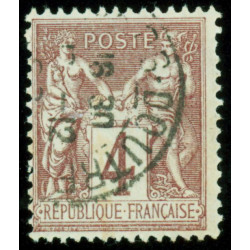 Timbre de France N°88 - 1877 Oblitéré