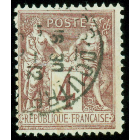 Timbre de France N°88 - 1877 Oblitéré