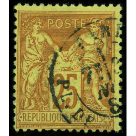 Timbre de France N°92 - 1879 Oblitéré