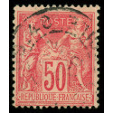 Timbre de France N°98 - 1890 Oblitéré Timbre de France N°98 - 1890 Oblitéré