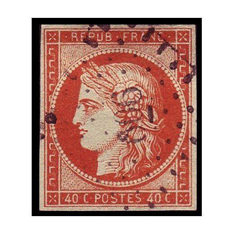 Timbre de France N°5 - 1850 Oblitéré