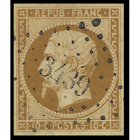 Timbre de France N°9 - 1852 Oblitéré