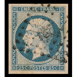 Timbre de France N°15 - 1853 Oblitéré