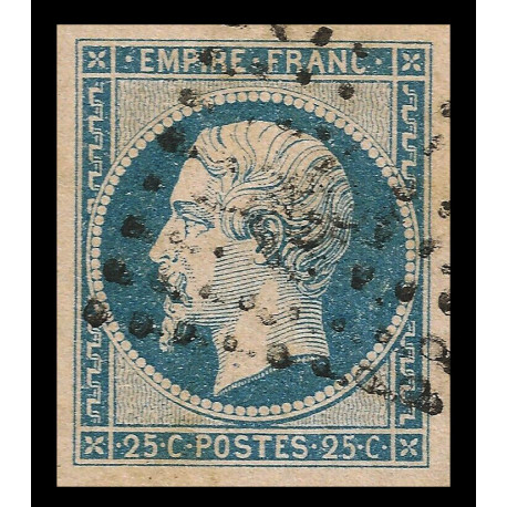 Timbre de France N°15 - 1853 Oblitéré