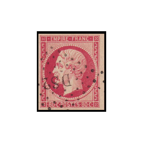 Timbre de France N°17 - 1854/1859 Oblitéré