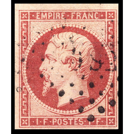 Timbre de France N°18 1853 - Oblitéré