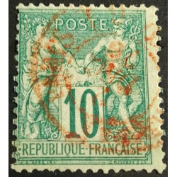 Timbre de France N°65 - 1876 Oblitéré