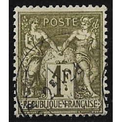 Timbre de France N°72 - 1876 Oblitéré