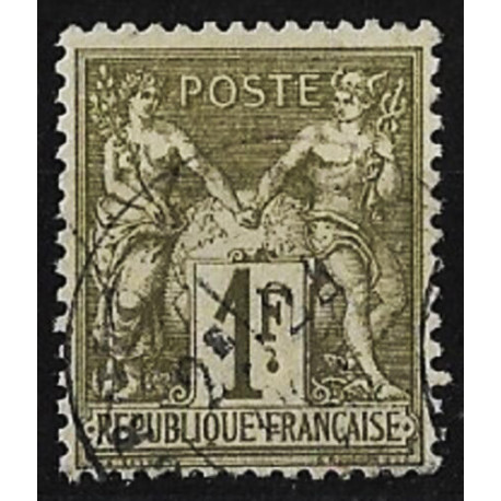 Timbre de France N°72 - 1876 Oblitéré