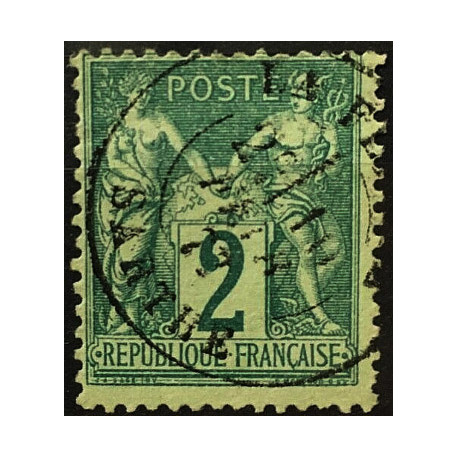 Timbre de France N°74 - 1876 Oblitéré