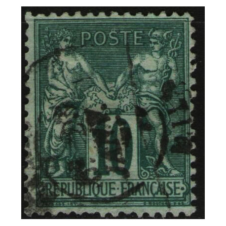 Timbre de France N°76 - 1876 Oblitéré