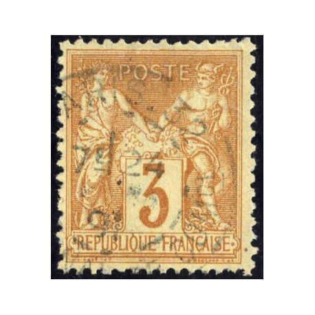 Timbre de France N°86 - 1878 Oblitéré