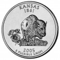 Kansas 2005 - Bison - 1/4 dollar