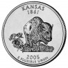 Kansas 2005 - Bison - 1/4 dollar Kansas 2005 - Bison - 1/4 dollar