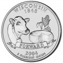 Wisconsin 2004 - Abraham Lincoln - 1/4 dollar