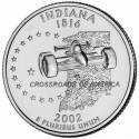 Indiana 2002 - Crossroads - 1/4 dollar