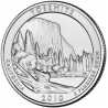 Californie 2010 - Yosemite - 1/4 dollar Californie 2010 - Yosemite - 1/4 dollar