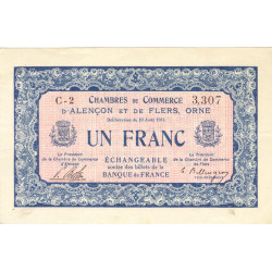 1 Franc - billet de nécessité