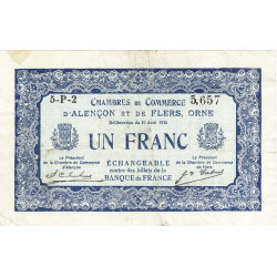 1 Franc - billet de nécessité