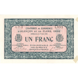 1 Franc - billet de nécessité