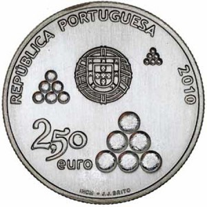 PORTUGAL 2010 - 2,5 EURO "Linhas de Torres Vedras"