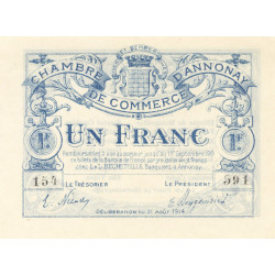 1 Franc - billet de nécessité