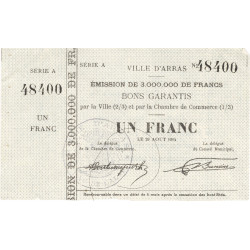 1 Franc - billet de nécessité