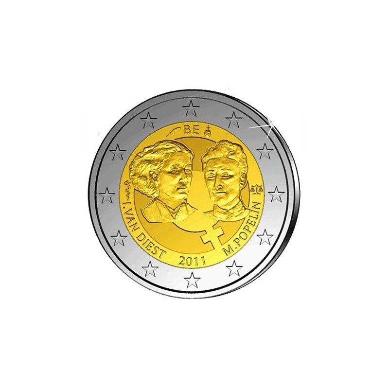 Piece 2 Euros I Van Diest M Popelin 2011