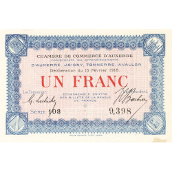 1 Franc - billet de nécessité