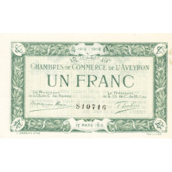 1 Franc - billet de nécessité