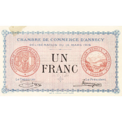 1 Franc - billet de nécessité