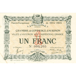 1 Franc - billet de nécessité