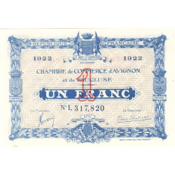 1 Franc - billet de nécessité
