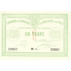 1 Franc - billet de nécessité