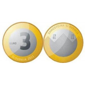 SLOVENIE 2011 - 3 EUROS