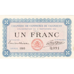1 Franc - billet de nécessité